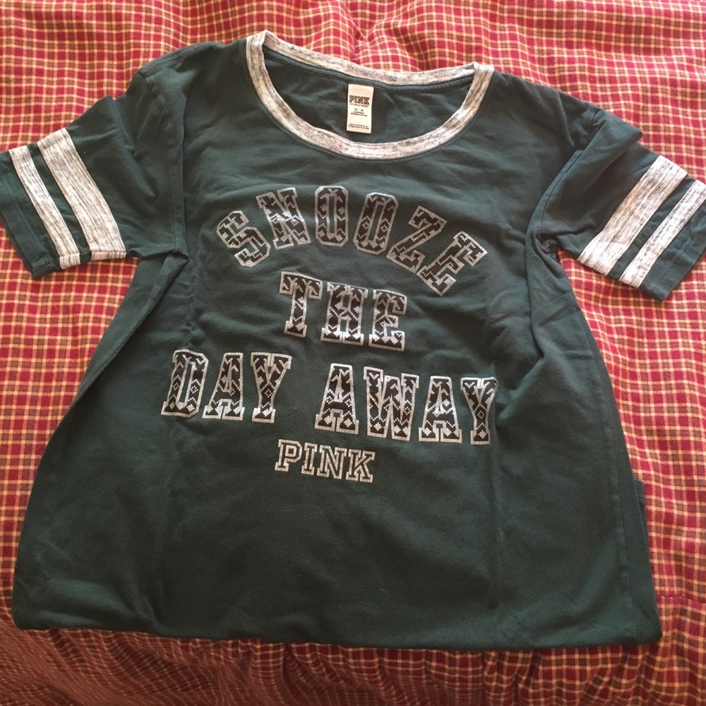Green PINK PJ T-shirt